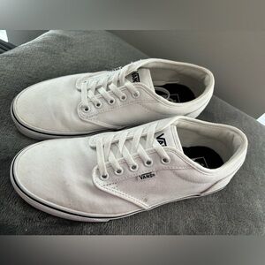White Atwood vans